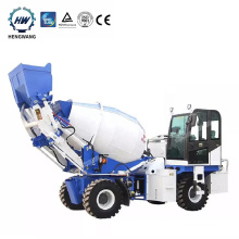 Factory mobile 2m3 self loading concrete mixer for sale